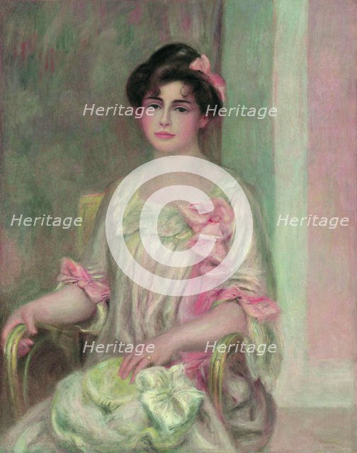 Portrait de Madame Josse Bernheim-Dauberville (née Mathilde Adler) , 1901. Creator: Renoir, Pierre Auguste (1841-1919).