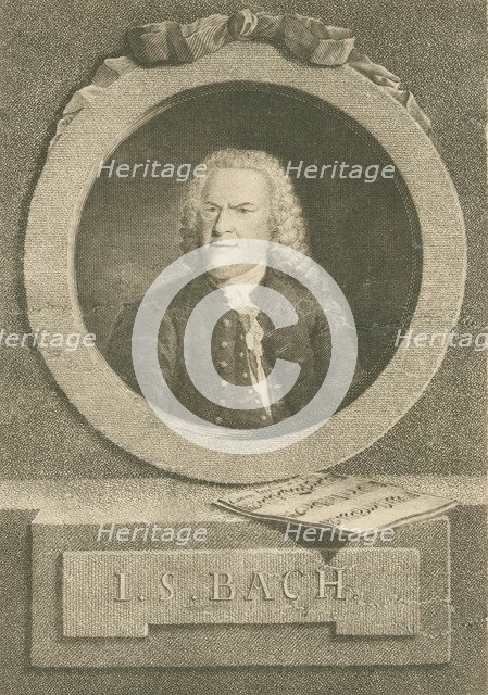 Portrait of Johann Sebastian Bach, 1774.