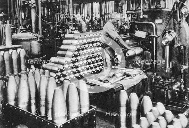 German state munition factory, World War I, 1917. Artist: Unknown