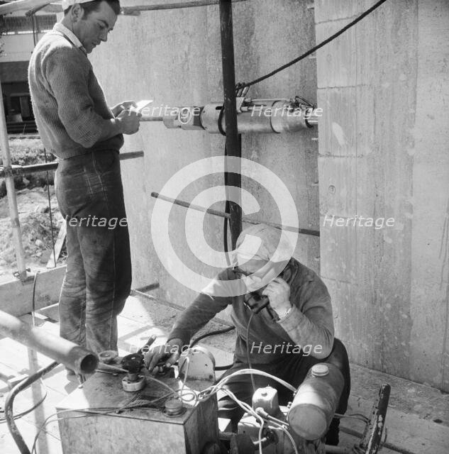 Allscott Sugar Beet Factory, Allscott, Wrockwardine, Telford and Wrekin, 12/07/1961. Creator: John Laing plc.