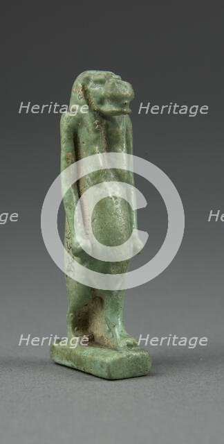 Amulet of the Goddess Tawaret (Toeris), Egypt, Third Intermediate Period, Dynasty 21-25 (1070-656... Creator: Unknown.