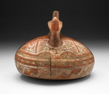 Vessel with Abstract Feline Mask and Bird-Head Spout, 650/150 B.C. Creator: Unknown.