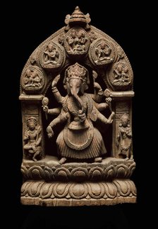 Eight-Armed Dancing God Ganesha, 17th/18th century. Creator: Unknown.