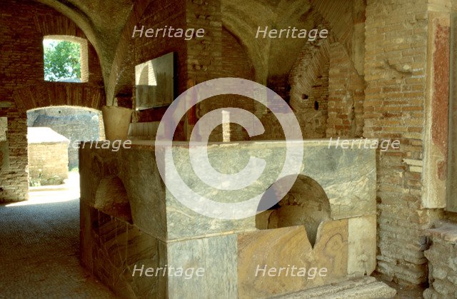 Roman thermopodium, 3rd Century AD. Artist: A Lorenzini