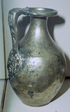 Roman bronze jug. Artist: Unknown