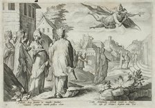 Mercury Enamored of Herse, Daughter of Cecrops, published 1590. Creator: Hendrik Goltzius.