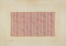 Girl's Wrapper - Textile Pattern, 1937. Creator: Ivar Julius.