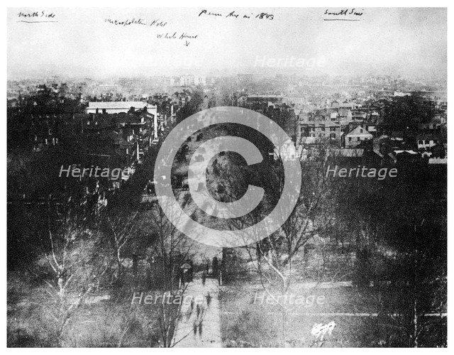 Washington DC, USA, 1843 (1955). Artist: Unknown
