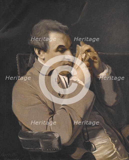 Portrait of Joseph Baretti, unknown date. Creator: Sir Joshua Reynolds.