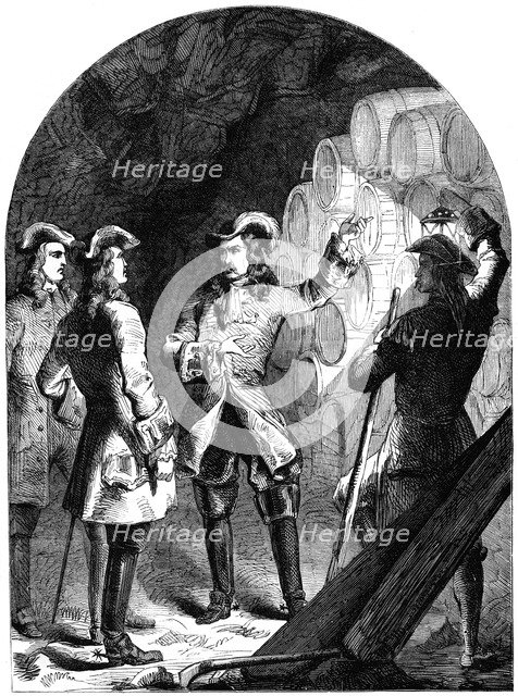 D'Asfeldt and the English officers in the mine, 18th century (19th century). Artist: Unknown