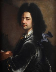 Self-Portrait, 1727. Creator: Rigaud, Hyacinthe François Honoré (1659-1743).