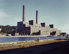 Portishead 'B' Power Station, Portishead and North Weston, North Somerset, 10/09/1979. Creator: John Laing plc.