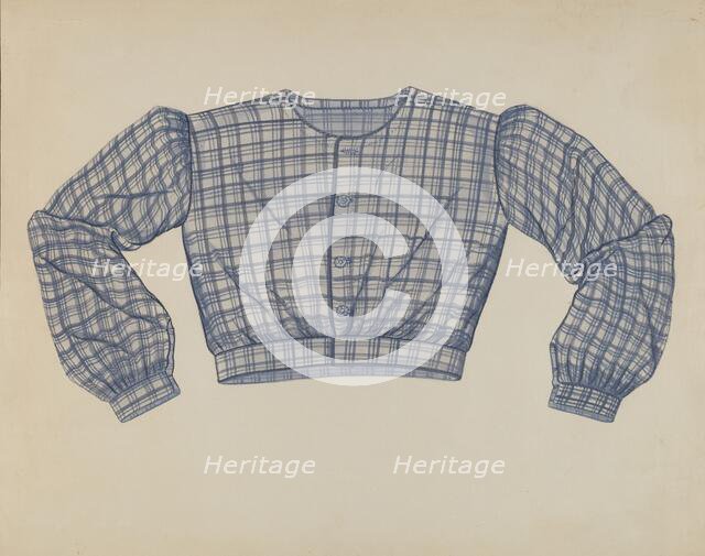 Shirt-waist, c. 1937. Creator: Inez Montgomery.