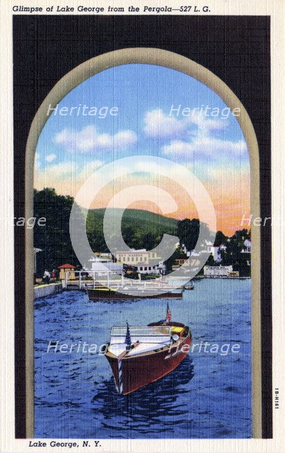 Lake George, New York, USA, 1941. Artist: Unknown