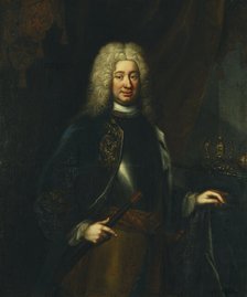 Fredrik I, 1676-1751, King of Sweden Landgrave of Hesse-Kassel, 18th century. Creator: Lorens Pasch the Elder.