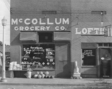Grocery store, Greensboro, Alabama, 1936. Creator: Walker Evans.