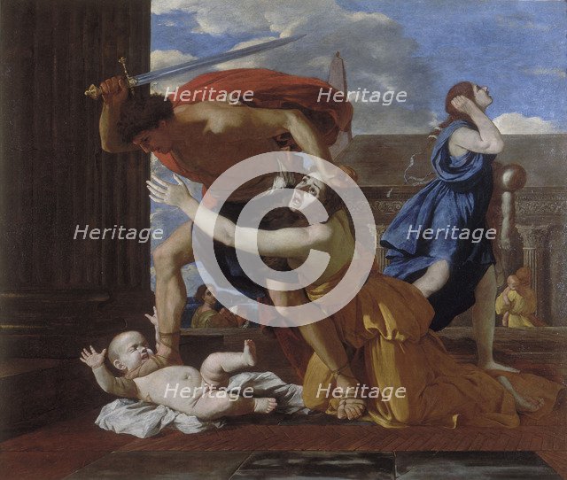 The Massacre of the Innocents. Artist: Poussin, Nicolas (1594-1665)