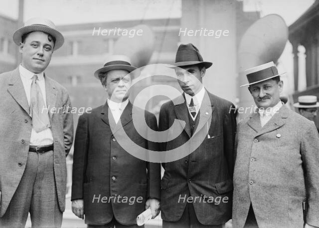 J.J. Brady, Ury Woodson, Boetius Sullivan, B.F. Mitchell (Committee to meet R. Sullivan, 8/29/13). Creator: Bain News Service.