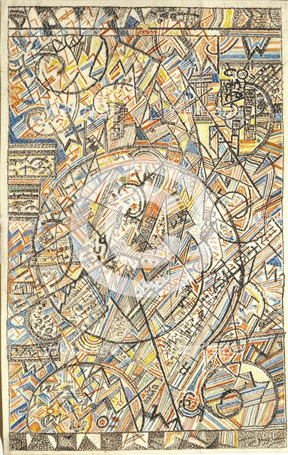 The Formula of the Universe, 1920-1922. Artist: Filonov, Pavel Nikolayevich (1883-1941)