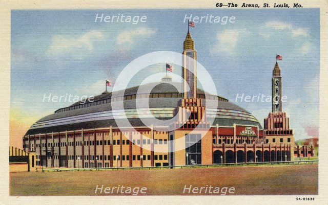 The Arena, St Louis, Missouri, USA, 1935. Artist: Unknown