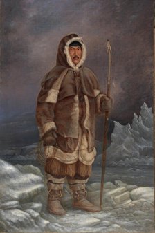 Eskimo Man, ca. 1893. Creator: Antonio Zeno Shindler.