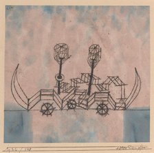 Alter Dampfer (Old Steamboat), 1922. Creator: Paul Klee.