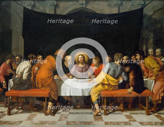 The Last Supper. Artist: Pourbus, Frans, the Younger (1569-1622)