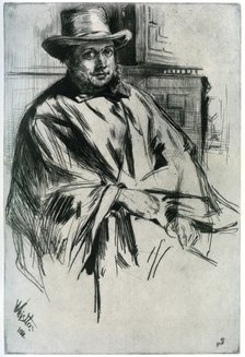 'Mr Mann', 1860 (1904).Artist: James Abbott McNeill Whistler