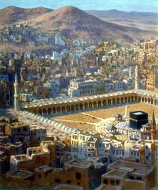'View of Mecca', from La Vie de Mohammed, Prophete d'Allah, c1880-c1920. Artist: Etienne Dinet