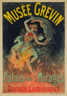 Musée Grévin, Palais des Mirages, danses lumineuses, 1911. Creator: Chéret, Jules (1836-1932).
