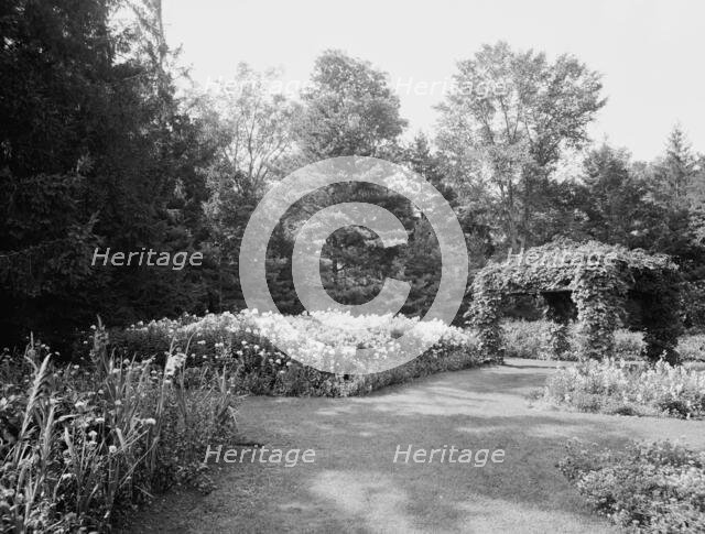 The Flower gardens, country home of W.E.S. Griswold, Lenox, Mass., c.between 1910 and 1920. Creator: Unknown.