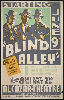 Blind Alley, San Francisco, 1937. Creator: Unknown.