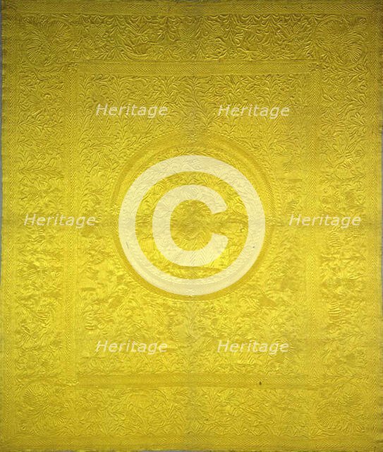 Bedcover, Portugal, 17th/18th century. Creator: Unknown.