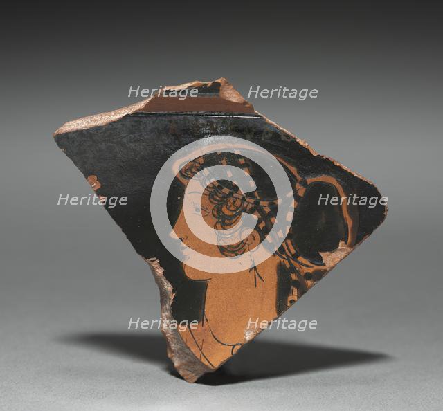 Krater Fragment, c. 460-450 BC. Creator: Nausicaa Painter (Greek), attributed to.