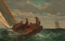 Breezing Up (A Fair Wind), 1873-1876. Creator: Winslow Homer.