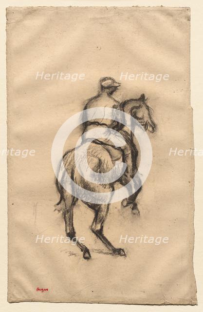 The Jockey, c. 1885-1900. Creator: Edgar Degas (French, 1834-1917).