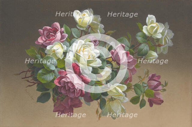 Flowers: Roses, late 19th-early 20th century. Creator: Paul de Longpré.