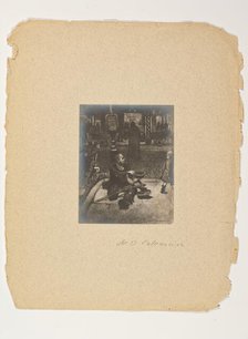 (Scenes from the Lives of the People, Portfolio) (Untitled), 1905. Creator: Glenn O Coleman.