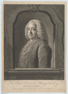 Portrait of Henry Fox, 1756. Creator: James McArdell.