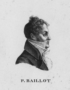 Portrait of the violinist and composer Pierre Baillot (1771-1842), 1800s.