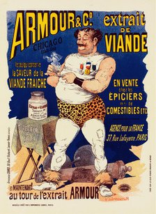 Armour & Co. Extrait de Viande, 1891. Creator: Guillaume, Albert (1873-1942).