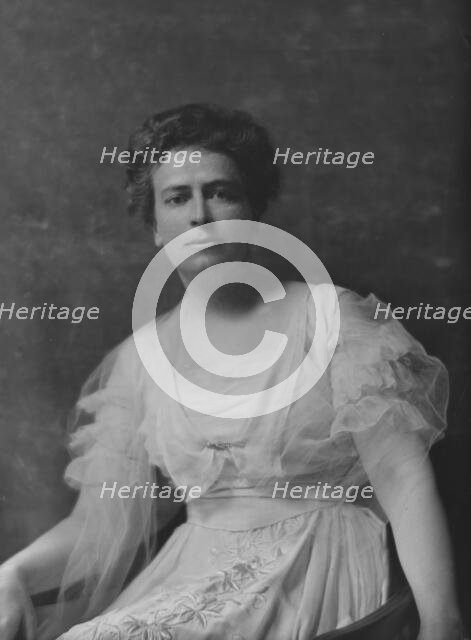Wise, Henry A., Mrs., portrait photograph, 1917 Apr. 24. Creator: Arnold Genthe.