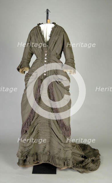 Wedding Dress, American, 1887. Creator: Unknown.