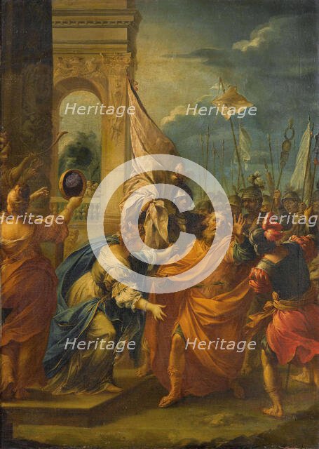 The Return of Jephtha. Creator: Varotti, Giuseppe (1715-1780).