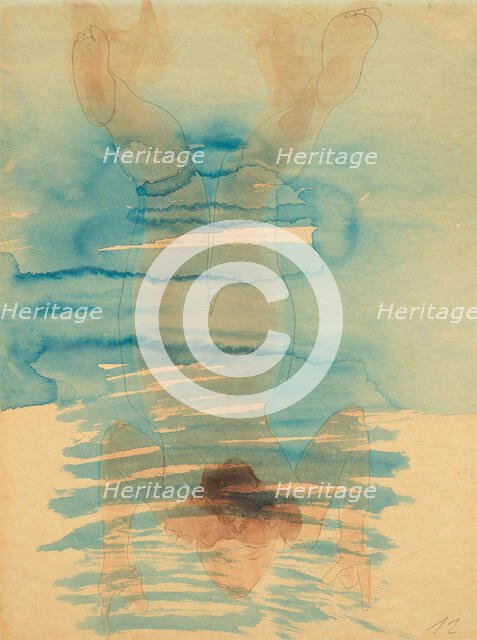 Femme nageant, c1899. Creator: Rodin, Auguste (1840-1917).