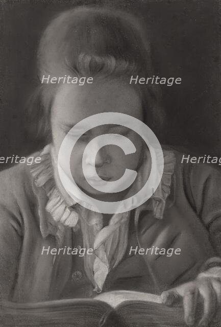 Study of a Boy Reading, about 1766. Creator: Joseph Wright of Derby.