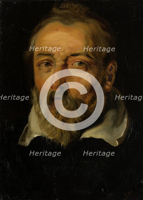 Portrait of the Artist Frans Francken the Elder, (1542-1616), c1845-1848. Creator: Victor Muller.