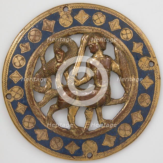 Medallion, French, 13th century (before 1227). Creator: Unknown.