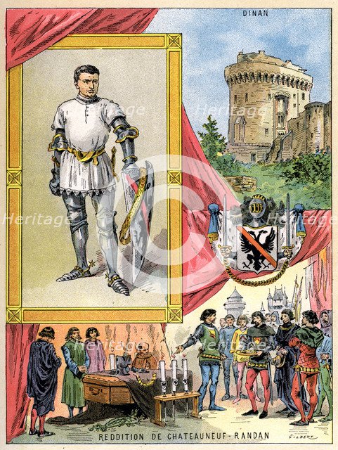 Bertrand du Guesclin, Breton knight, 1898. Artist: Gilbert