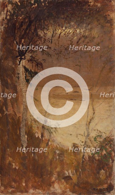 Autumn Mood, 1890-1900. Creator: Ladislav Mednyanszky.